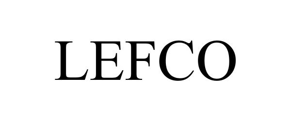 Trademark Logo LEFCO