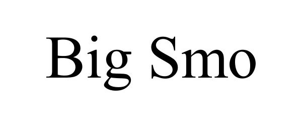 Trademark Logo BIG SMO