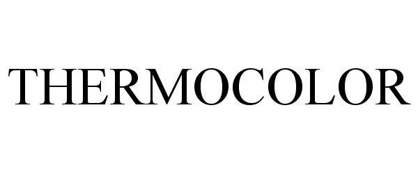 Trademark Logo THERMOCOLOR