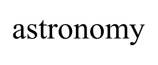 Trademark Logo ASTRONOMY