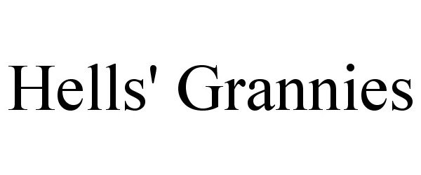 Trademark Logo HELLS' GRANNIES
