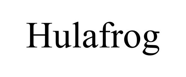 Trademark Logo HULAFROG