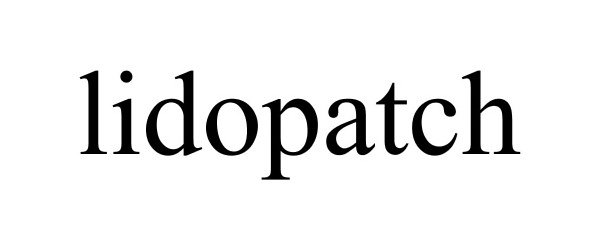 Trademark Logo LIDOPATCH