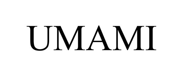Trademark Logo UMAMI