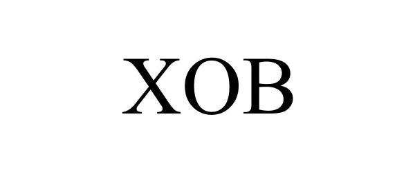 Trademark Logo XOB