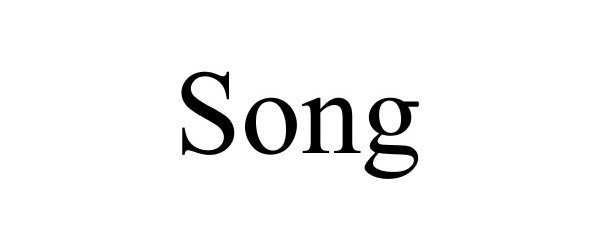 Trademark Logo SONG