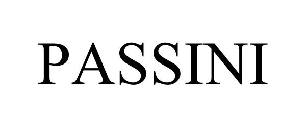 Trademark Logo PASSINI