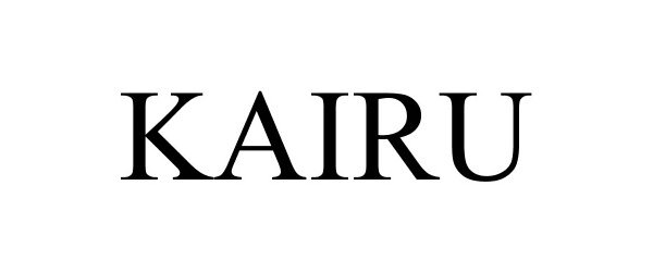 Trademark Logo KAIRU