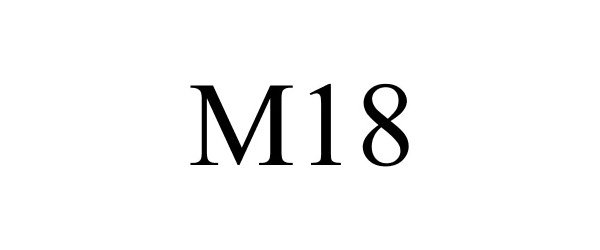 Trademark Logo M18