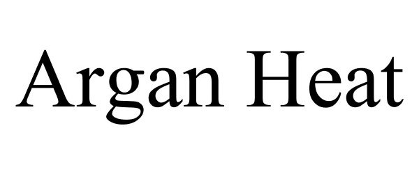 Trademark Logo ARGAN HEAT