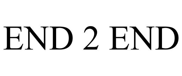 Trademark Logo END 2 END