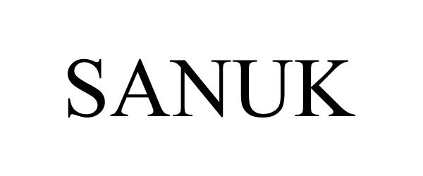 Trademark Logo SANUK