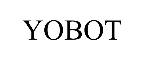 Trademark Logo YOBOT