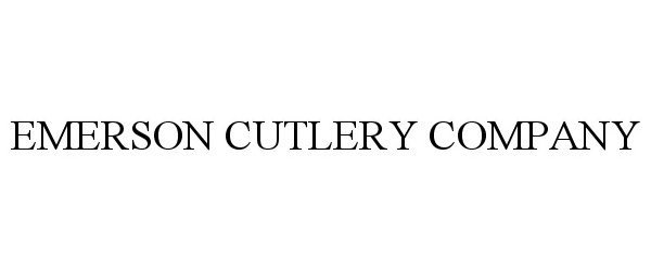 Trademark Logo EMERSON CUTLERY COMPANY