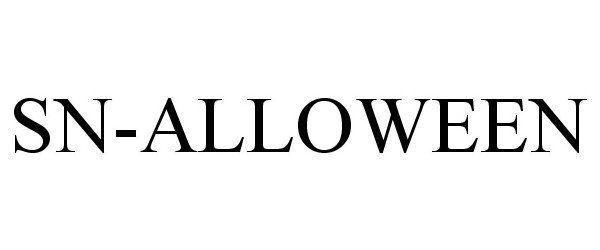 Trademark Logo SN-ALLOWEEN