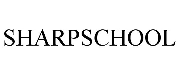 Trademark Logo SHARPSCHOOL
