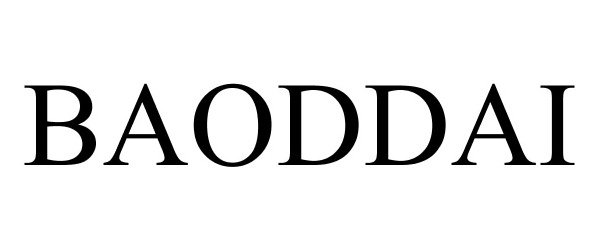 Trademark Logo BAODDAI