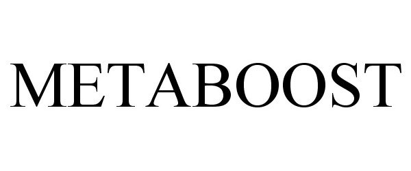 Trademark Logo METABOOST