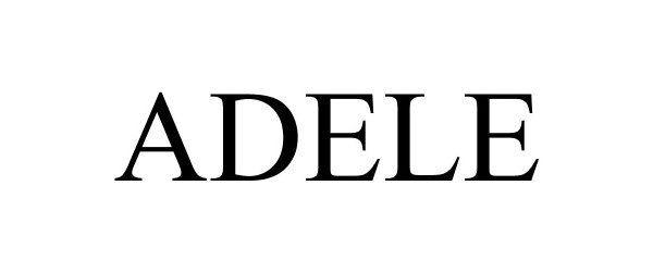 Trademark Logo ADELE