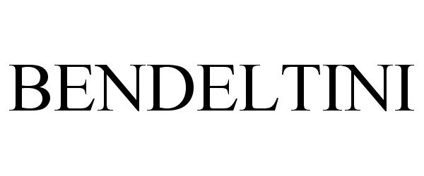Trademark Logo BENDELTINI
