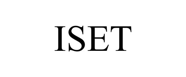 Trademark Logo ISET