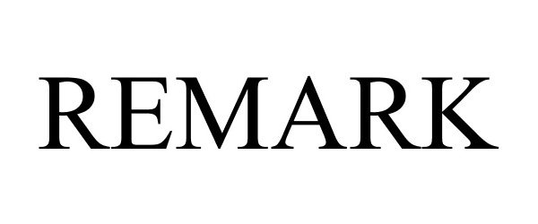 Trademark Logo REMARK