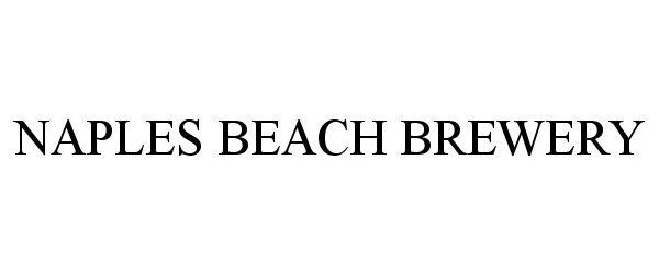 Trademark Logo NAPLES BEACH BREWERY