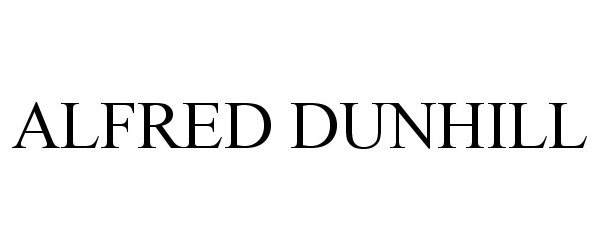 Trademark Logo ALFRED DUNHILL