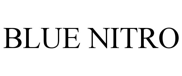 Trademark Logo BLUE NITRO