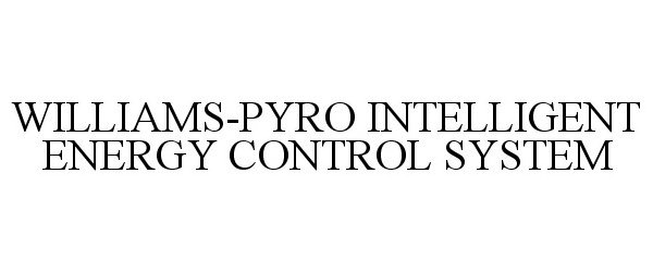  WILLIAMS-PYRO INTELLIGENT ENERGY CONTROL SYSTEM