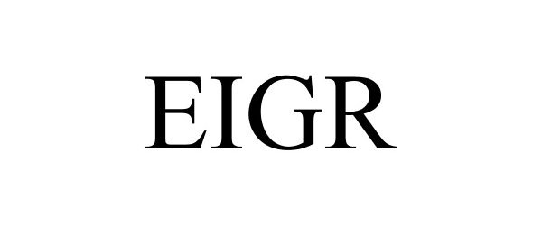 Trademark Logo EIGR