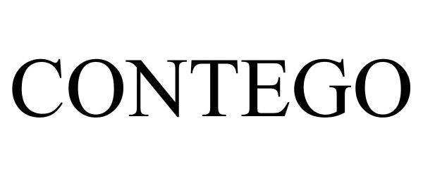 Trademark Logo CONTEGO