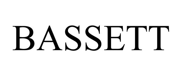 Trademark Logo BASSETT