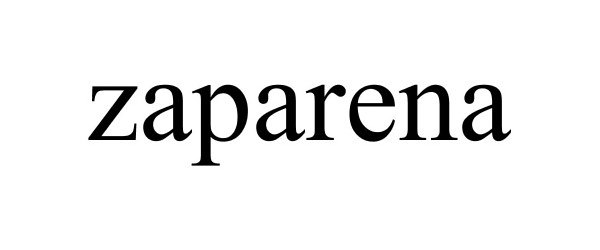 Trademark Logo ZAPARENA