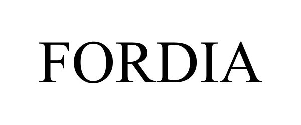 Trademark Logo FORDIA