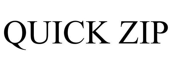 Trademark Logo QUICK ZIP