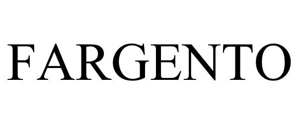 Trademark Logo FARGENTO