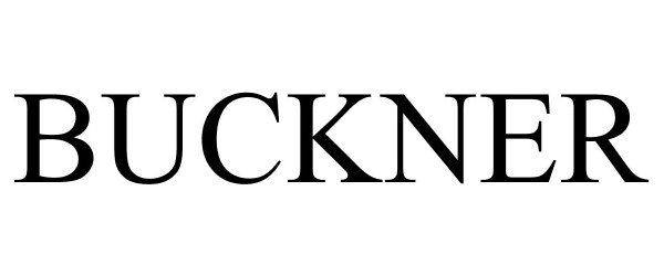 Trademark Logo BUCKNER