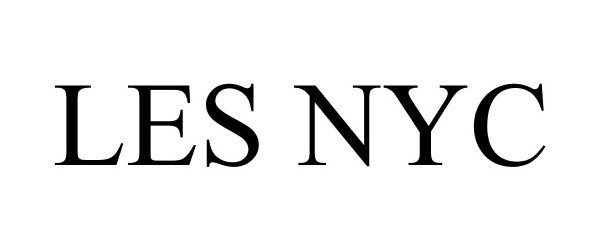 Trademark Logo LES NYC