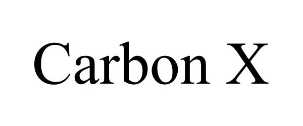 Trademark Logo CARBON X