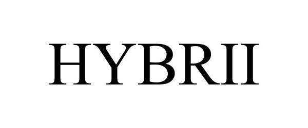 Trademark Logo HYBRII