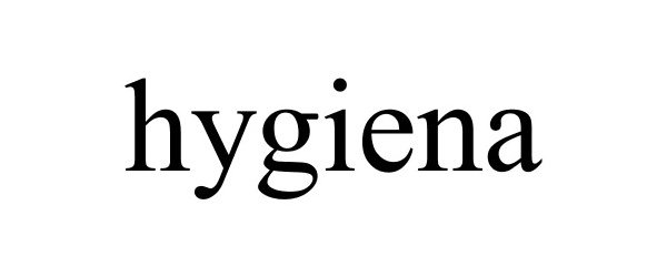 Trademark Logo HYGIENA