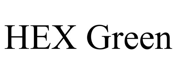 Trademark Logo HEX GREEN