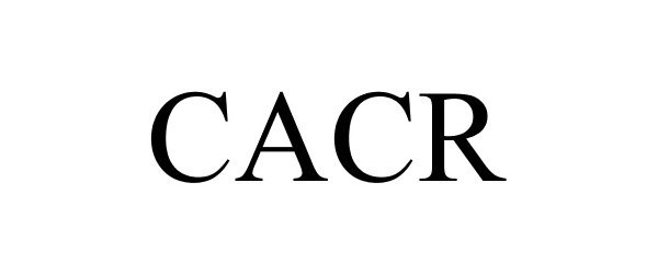 Trademark Logo CACR