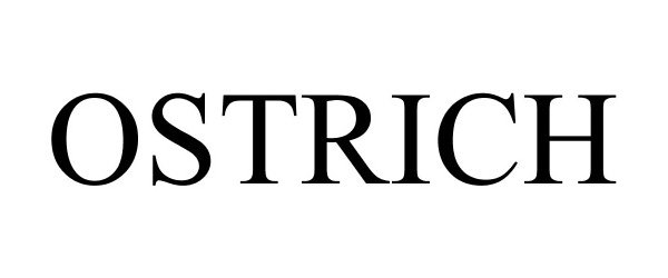 Trademark Logo OSTRICH