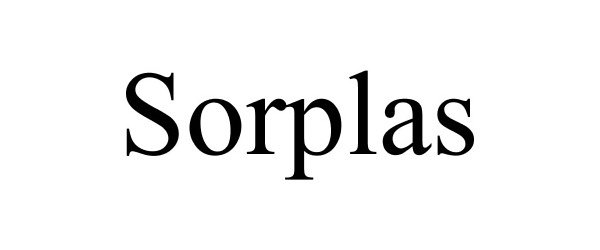 Trademark Logo SORPLAS