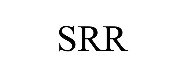 Trademark Logo SRR