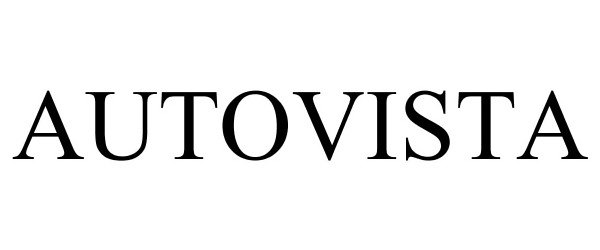 Trademark Logo AUTOVISTA