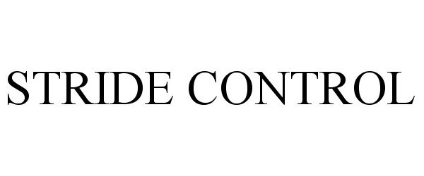 Trademark Logo STRIDE CONTROL