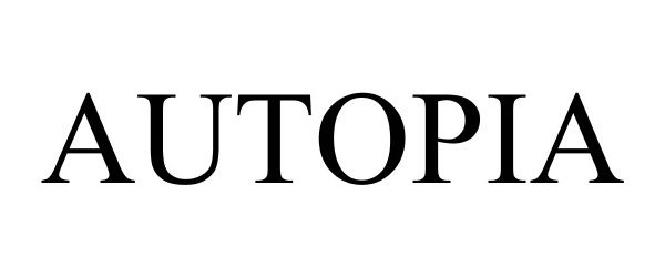 Trademark Logo AUTOPIA